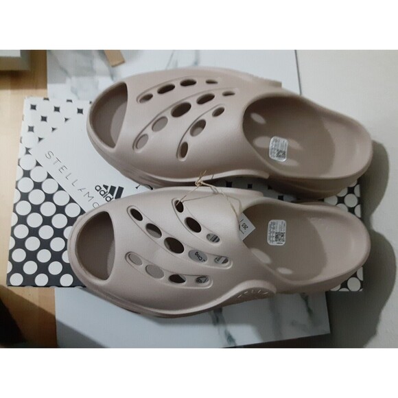 New Womens ADIDAS STELLA MCCARTNEY STELLA CLOG IF6537 KHAKI US W 9 - Picture 6 of 13